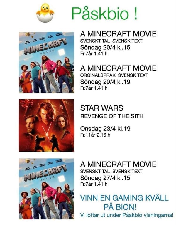 Påskbio på Visir Bio!